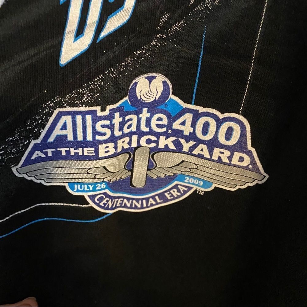 Indianapolis Motor Speedway Allstate 400 Brickyard T-Shirt Tee Casual Black 2009 - Picture 8 of 8